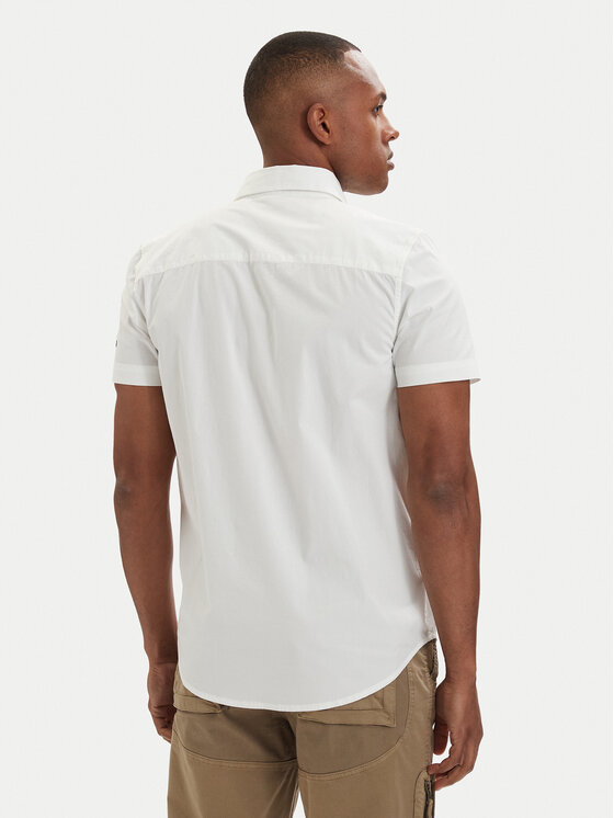 Aeronautica Militare Aeronautica Militare Cămașă 261CA1326UCT03288 Alb Regular Fit
