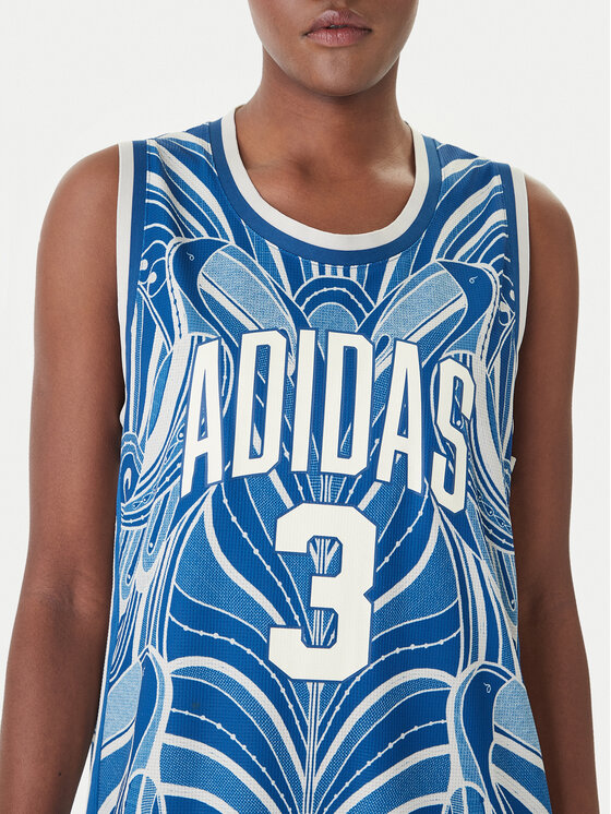 adidas adidas Hétköznapi ruha Farm Rio Premium KD4621 Kék Slim Fit