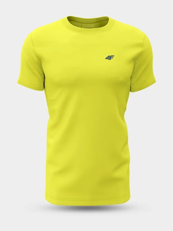 4F 4F T-Shirt 4FWSS26TTSHM4217-90S Έγχρωμο Regular Fit