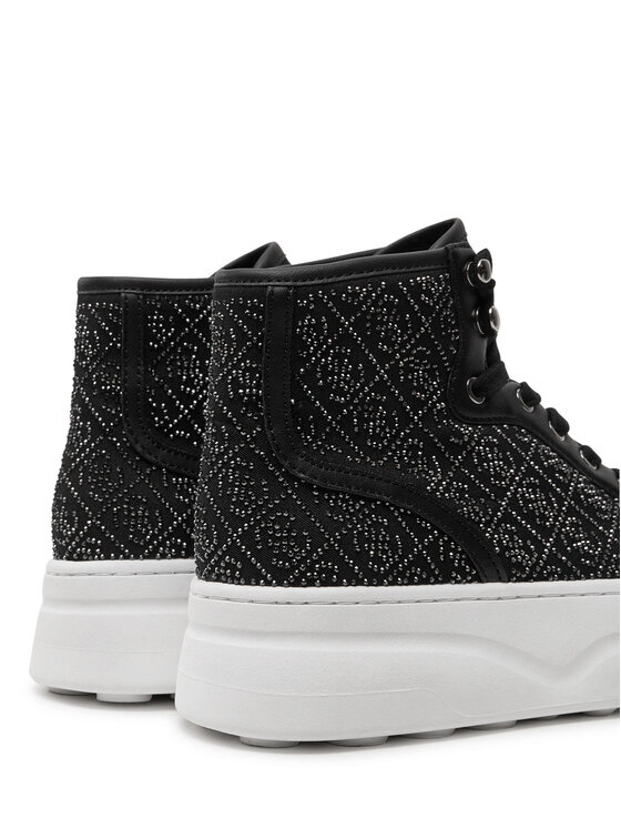 Guess Guess Sneakersy Queenly FLTQUE FAL12 Czarny