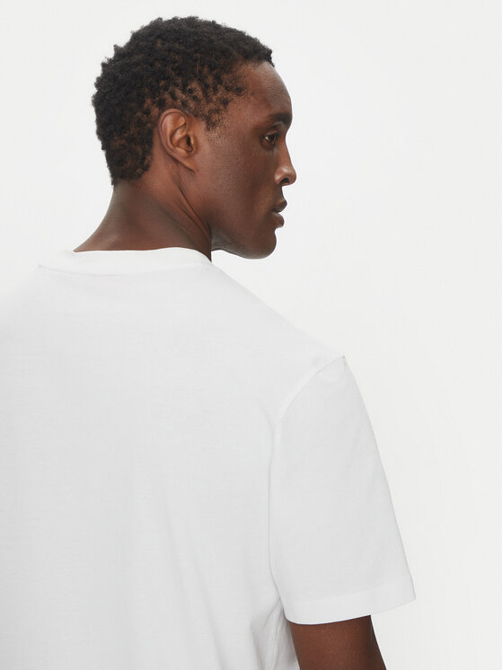 HUGO HUGO T-Shirt 50538254 Biały Relaxed Fit
