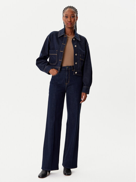 Morgan Morgan Giacca di jeans 252-GADZA Blu scuro Relaxed Fit