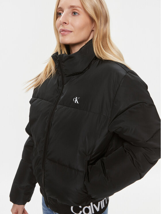 Calvin Klein Jeans Calvin Klein Jeans Μπουφάν χειμωνιάτικο J20J222334 Μαύρο Relaxed Fit