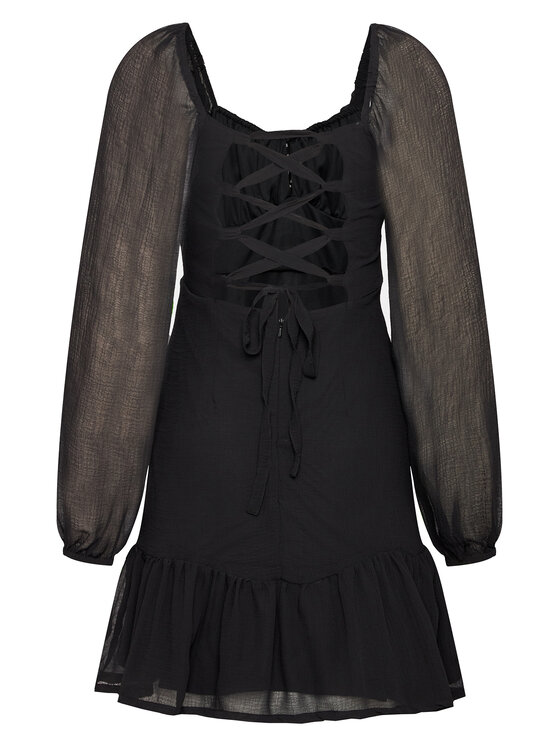 Gina Tricot Gina Tricot Koktejlové šaty 20005 Černá Regular Fit