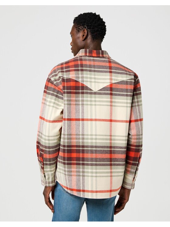 Wrangler Wrangler Koszula WESTERN SHIRT Kolorowy Relaxed Fit