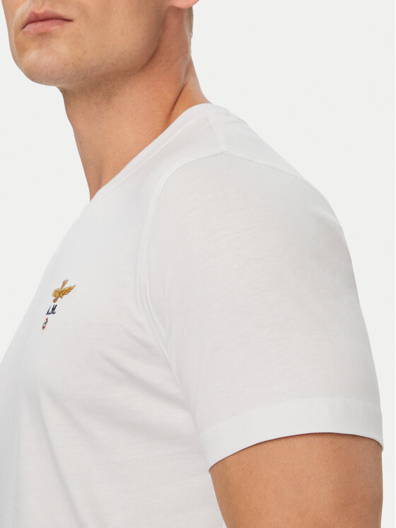 Aeronautica Militare Aeronautica Militare T-Shirt 262TS1580UJ00372 Λευκό Regular Fit