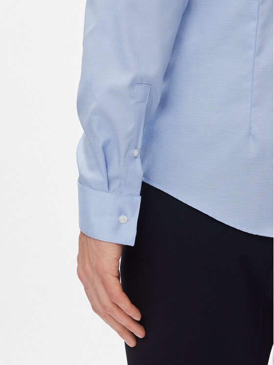 Calvin Klein Calvin Klein Camicia K10K112299 Celeste Slim Fit