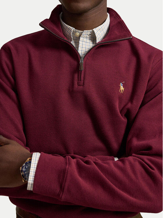 Polo Ralph Lauren Polo Ralph Lauren Суитшърт 710P07411509 Бордо Regular Fit