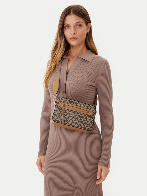 DKNY DKNY Rankinė Bryant Ave Camera Ba R42EYE22 Ruda