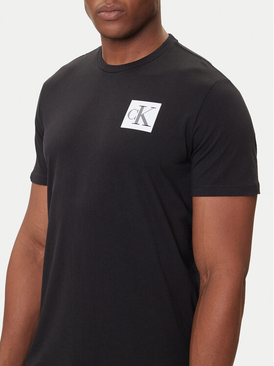 Calvin Klein Jeans Calvin Klein Jeans T-Shirt Gradient Monogram LV04RC859G Czarny Regular Fit