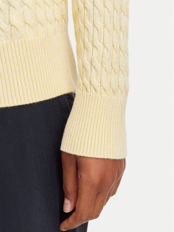 Tommy Hilfiger Tommy Hilfiger Džemper WW0WW44993 Svijetlo žuta Regular Fit