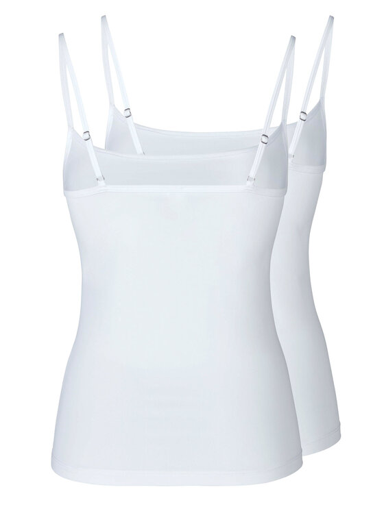 Skiny Skiny Komplet 2 t-shirtów 85720 Biały Slim Fit