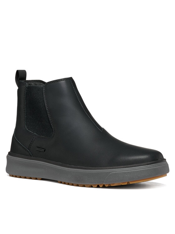 Geox Geox Kotníková obuv s elastickým prvkem U Cenisio B Abx U66AJC 0009B C9999 Černá