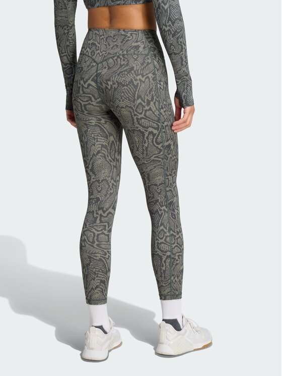 adidas adidas Legginsy 168445 Zielony ciemny Fitted Fit