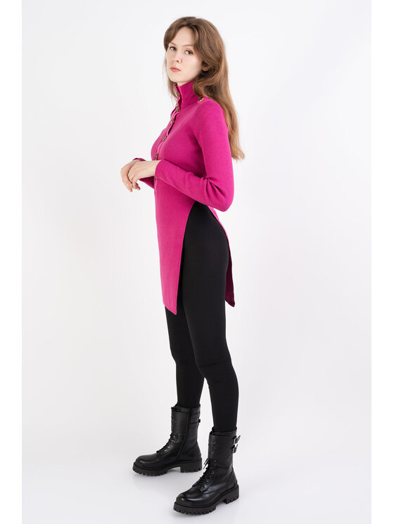 PINKO PINKO Svetr AMBASSADOR MAXI Růžová Regular Fit