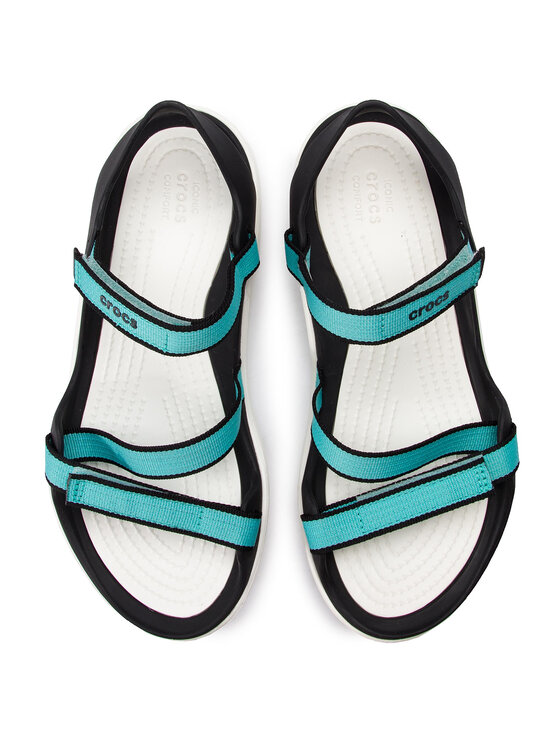 Crocs Sandalen Swiftwater Webbing Sandal W 204804 Blau Modivo