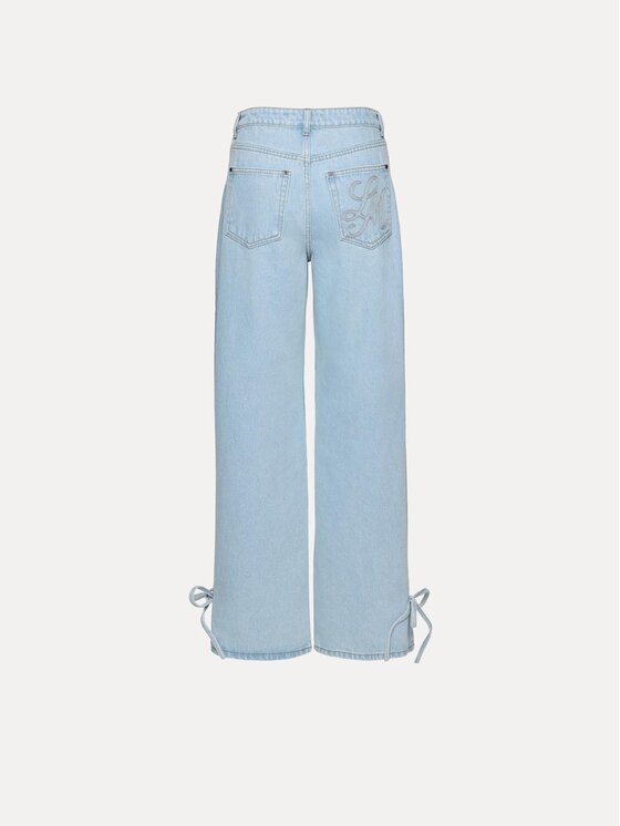 La Mania La Mania Jeansy HORIZON Modrá Basic Fit