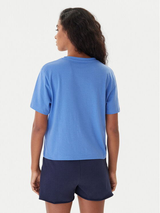 Kappa Kappa T-shirt Frega 351M1KW Tirkizna Regular Fit