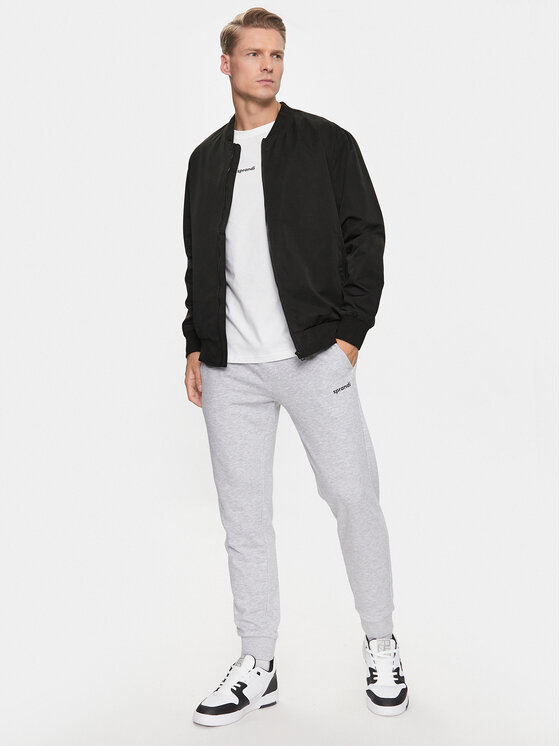 Sprandi Sprandi Kurtka bomber SP3-KUM001 Czarny Regular Fit