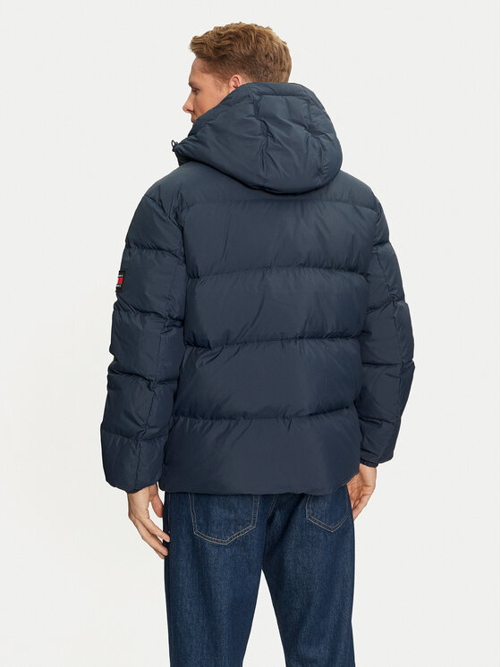Tommy Jeans Tommy Jeans Daunenjacke Essential DM0DM19786 Dunkelblau Regular Fit