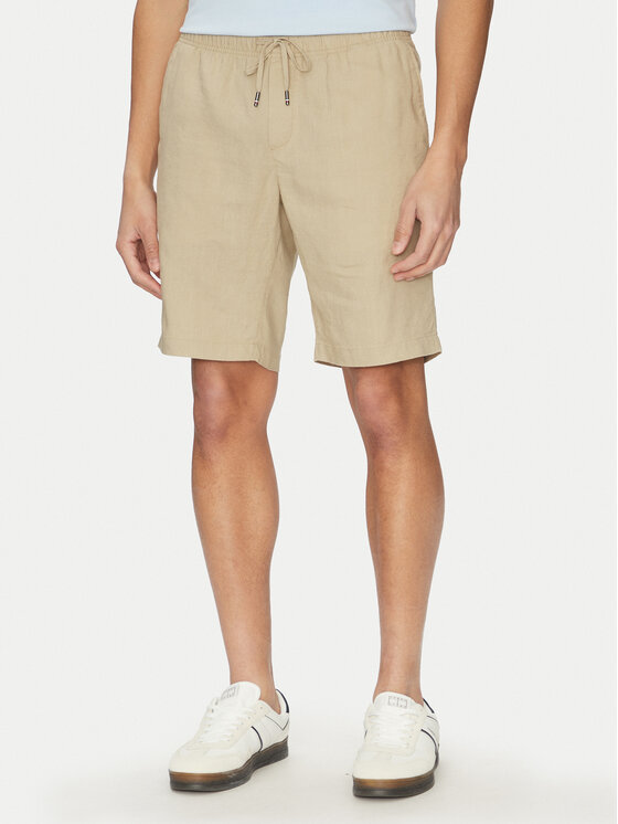 Tommy Hilfiger Tommy Hilfiger Šortky z materiálu Harlem MW0MW37804 Béžová Regular Fit