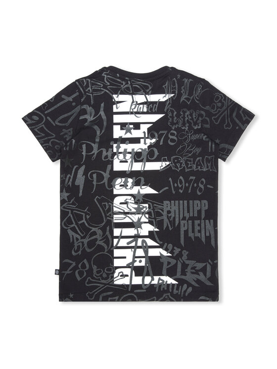 PHILIPP PLEIN PHILIPP PLEIN T-Shirt 30302 Czarny Regular Fit
