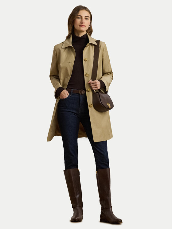 LAUREN RALPH LAUREN LAUREN RALPH LAUREN Demisezoninis paltas 297967121002 Smėlio Straight Fit