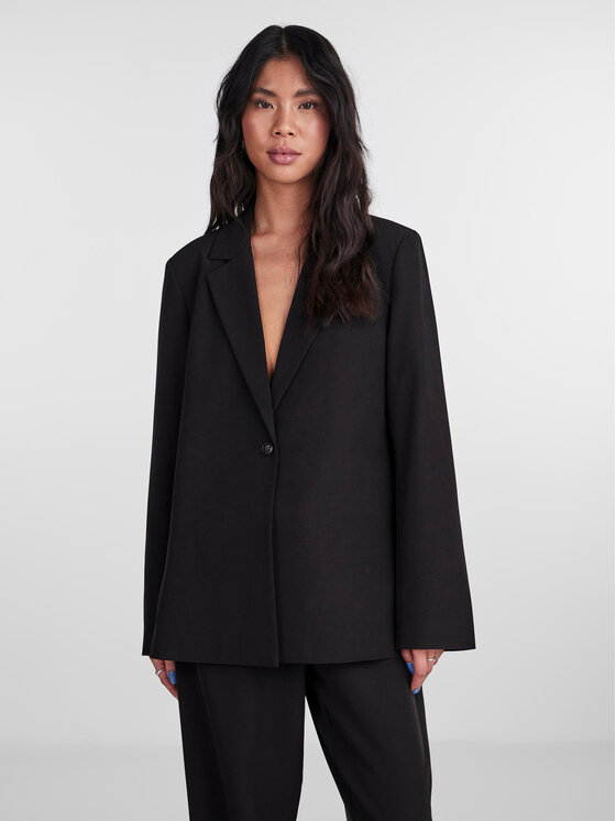 Pieces Pieces Σακάκι 17143551 Μαύρο Regular Fit