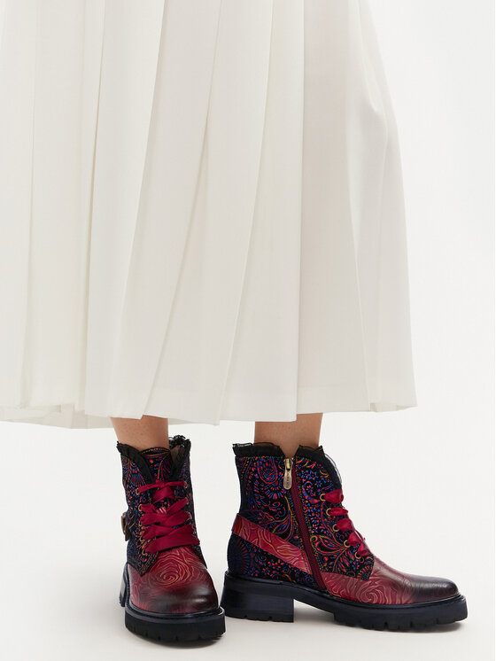 Laura Vita Laura Vita Черевики Kouleo 47 Бордовий