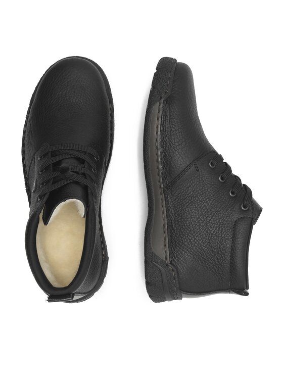 Rieker Rieker Schnürschuhe B0304-00 Schwarz