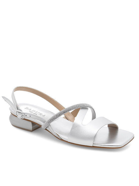 Badura Badura Sandali BRITTOLI-A023-01-1 Srebrna