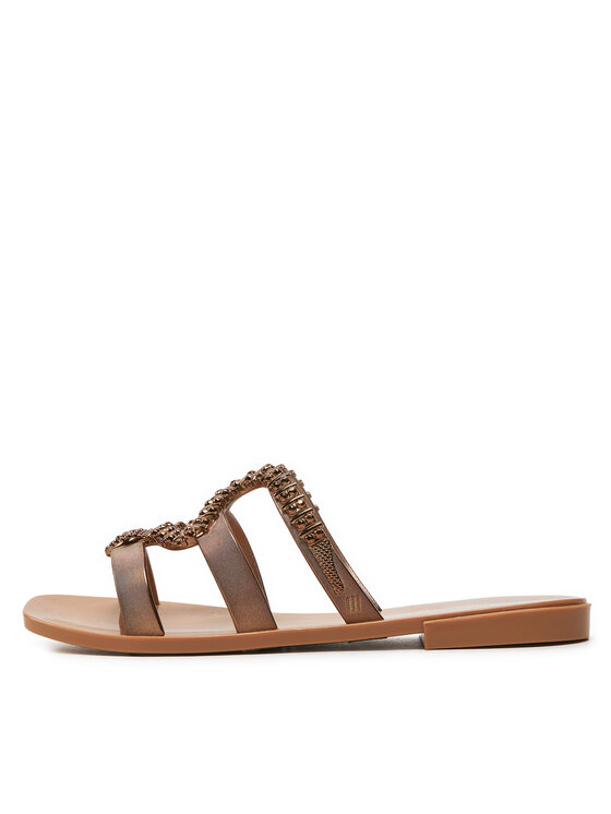 Melissa Melissa Παντόφλες Melissa Slide + Bo.Bo. Ad 33862 Καφέ