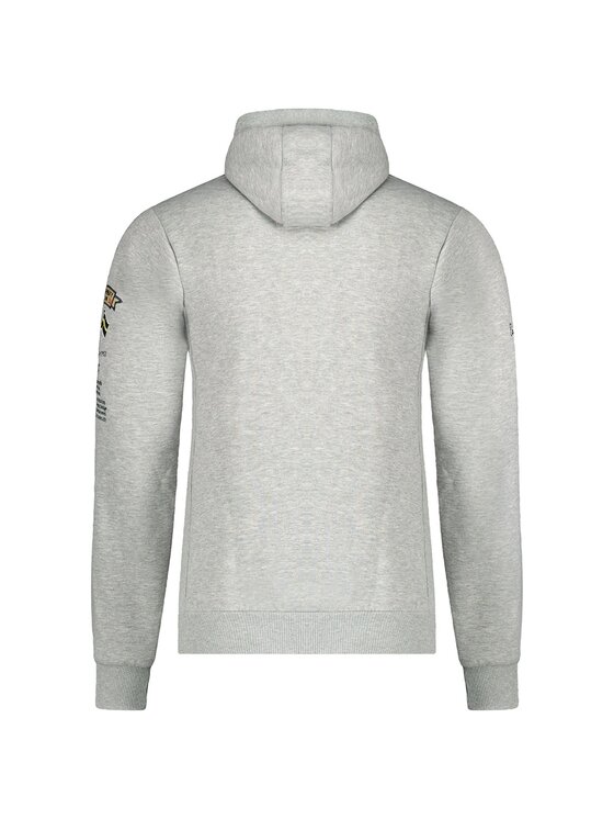 Geographical Norway Geographical Norway Bluza WU6620H/GNO-Blended Grey Szary Regular Fit