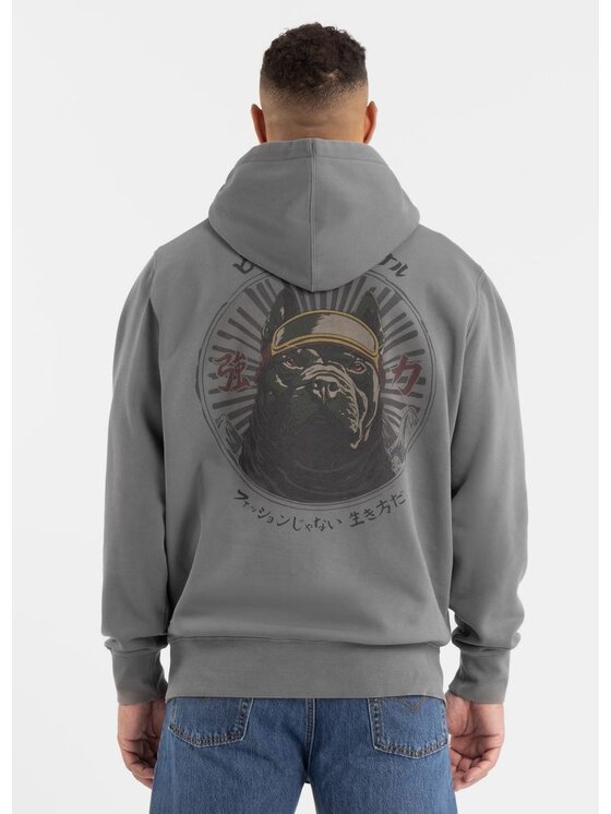 PITBULL PITBULL Bluza MT FUJI Szary Regular Fit