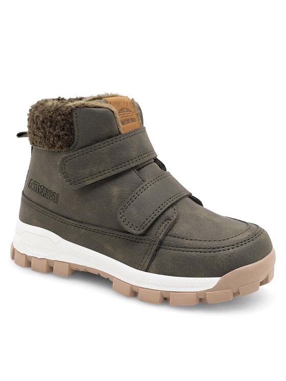 Action Boy Action Boy Schnürschuhe AVO-TM9090-003(III)CH Khakifarben