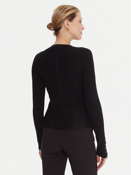 Elisabetta Franchi Elisabetta Franchi Kardigan MK-49S-57E2 Černá Slim Fit