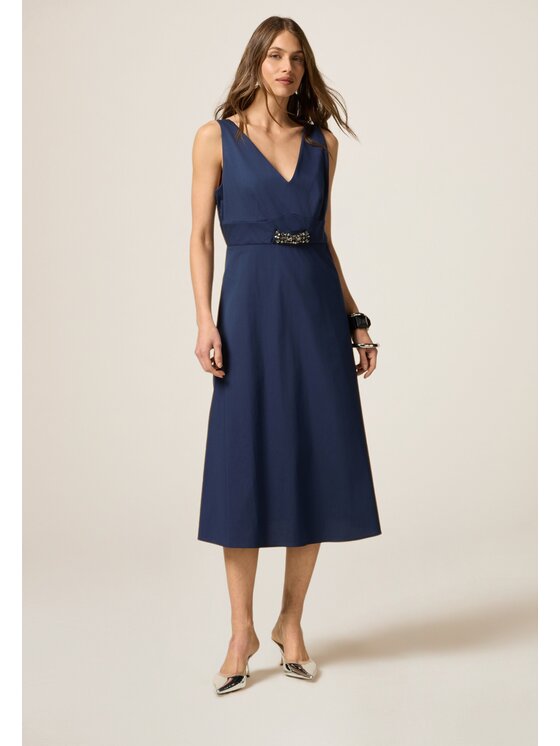 Oltre Oltre Vestito da giorno 7347R004865N034 Blu A-Line Fit