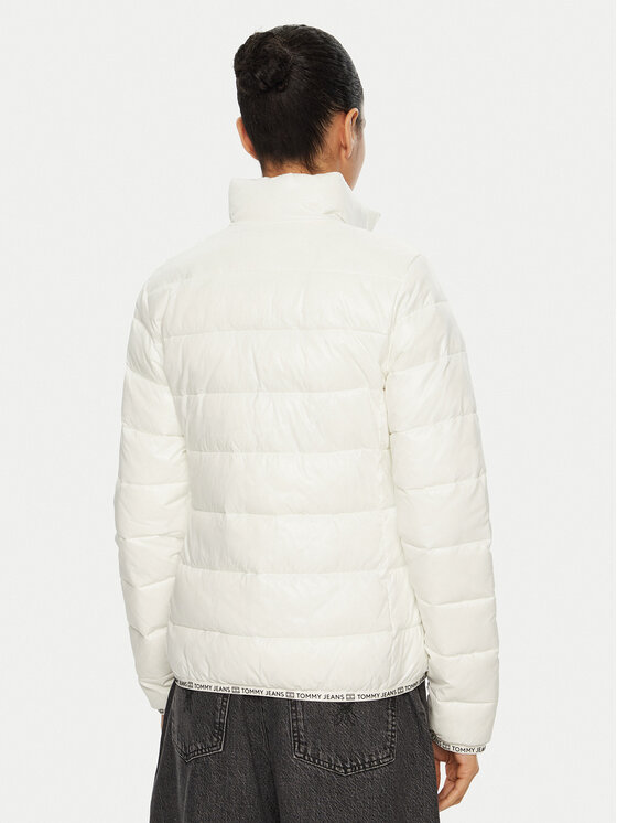 Tommy Jeans Tommy Jeans Kurtka zimowa Essential DW0DW19312 Écru Regular Fit