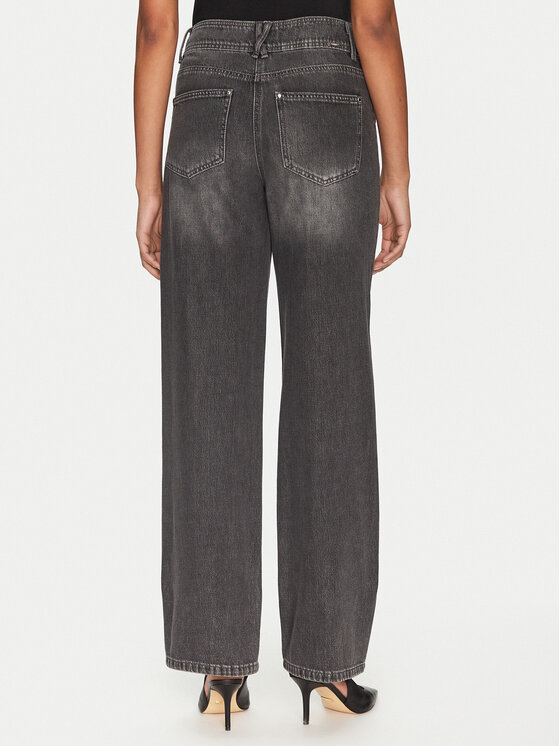 Morgan Morgan Jeansy 251-PELI Szary Wide Leg