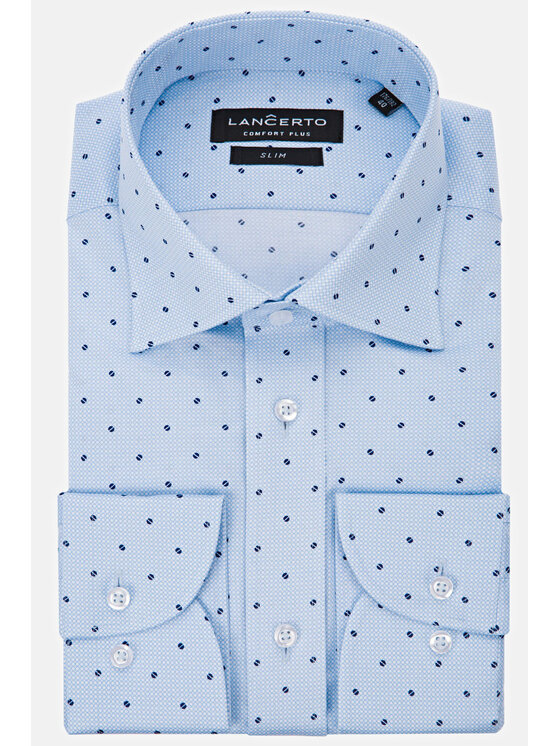 Lancerto Lancerto Koszula Miriam KO073219000016 Błękitny Slim Fit