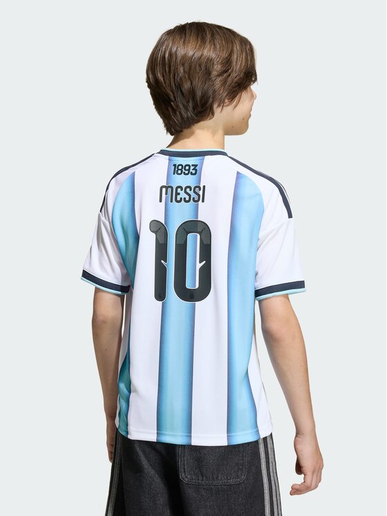 adidas adidas Koszulka techniczna Argentina 26 Home Messi Kids Jersey Biały Regular Fit