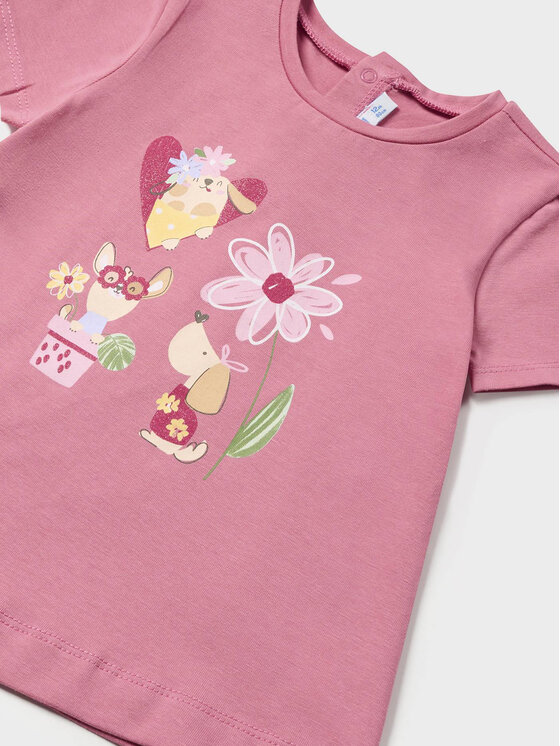 Mayoral Mayoral T-Shirt 1014 Rosa Regular Fit
