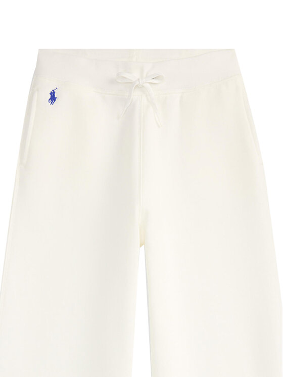 Polo Ralph Lauren Polo Ralph Lauren Teplákové nohavice 313A96088002 Biela Wide Leg