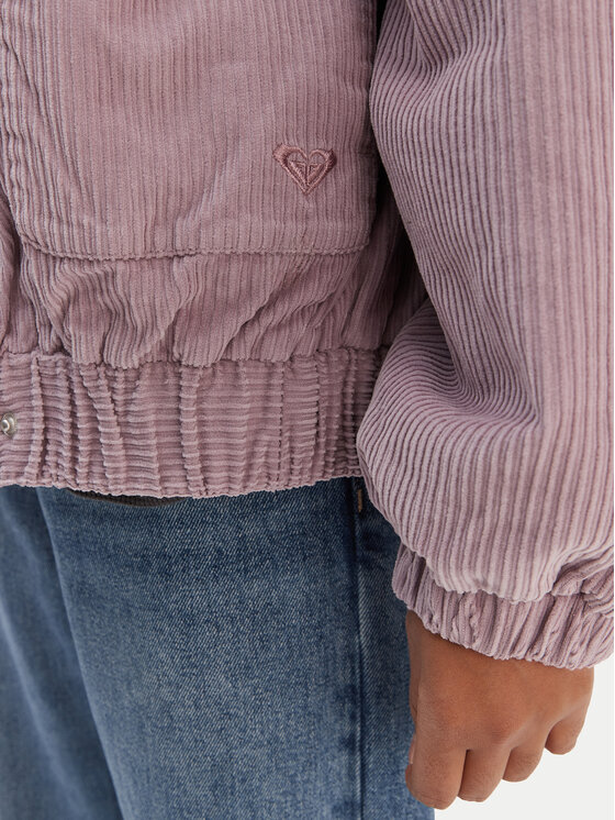 Roxy Roxy Kurtka przejściowa Slow Song II ERJJK03646 Fioletowy Relaxed Fit