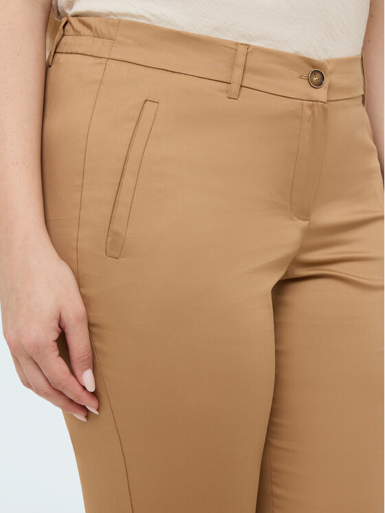 Fiorella Rubino Fiorella Rubino Pantaloni di tessuto P718L002568N012 Marrone Regular Fit