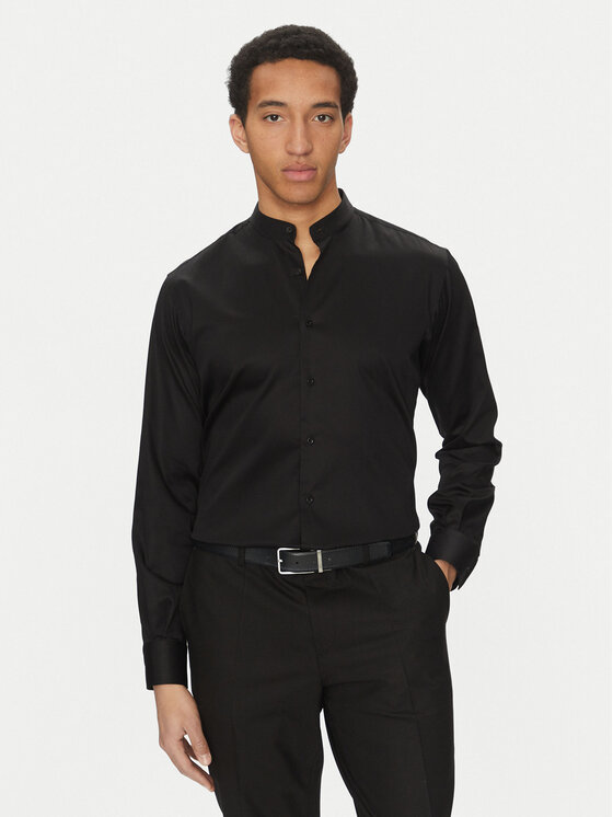 KARL LAGERFELD Košeľa 605035 552602 Čierna Regular Fit