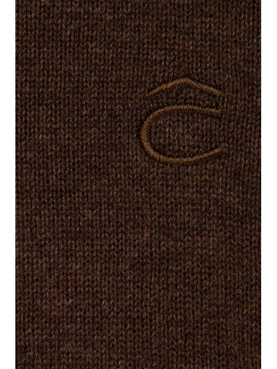 Lancerto Lancerto Sweter Valerio Brązowy Regular Fit