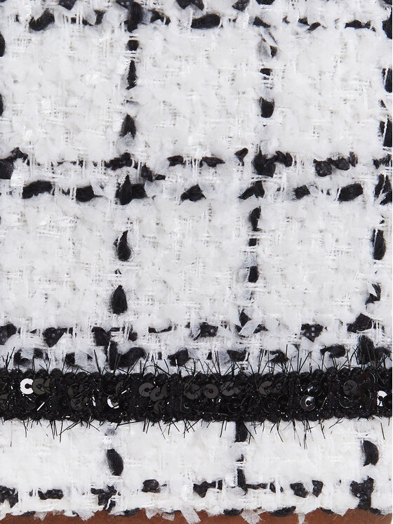 KARL LAGERFELD KARL LAGERFELD Spódnica mini A3W12019 Écru Regular Fit