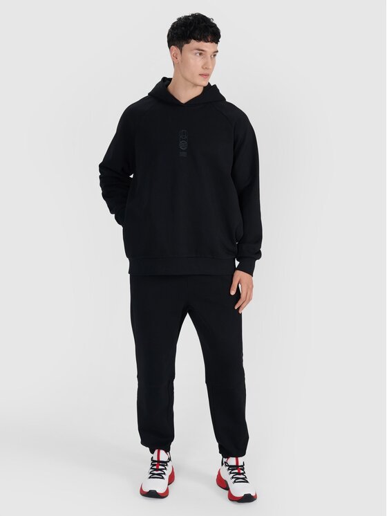 4F 4F Felpa 4FRSS25TSWSM2111-20S Nero Regular Fit