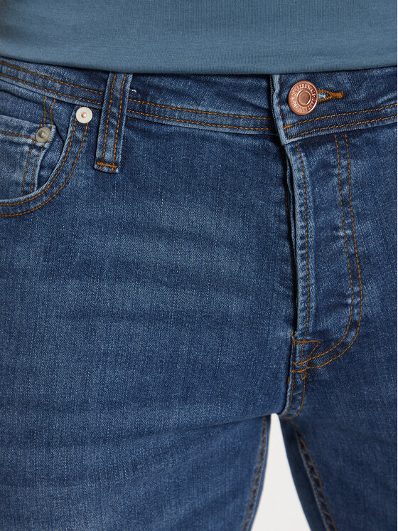 Jack & Jones Jack & Jones Jeansy Glenn 12243592 Modrá Slim Fit